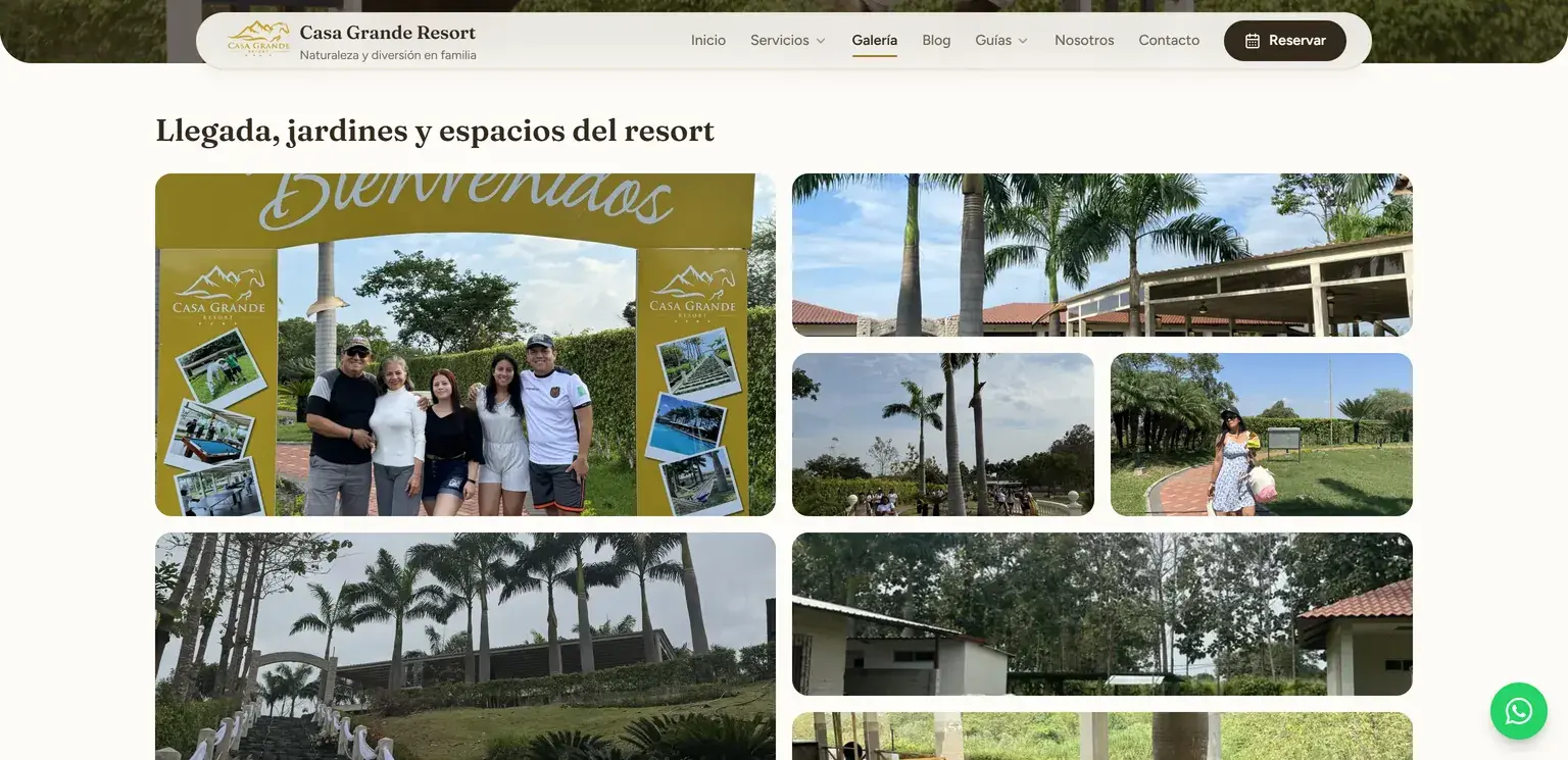 Casa Grande Resort: Galería con fotografías reales de la llegada, los jardines y los espacios del resort